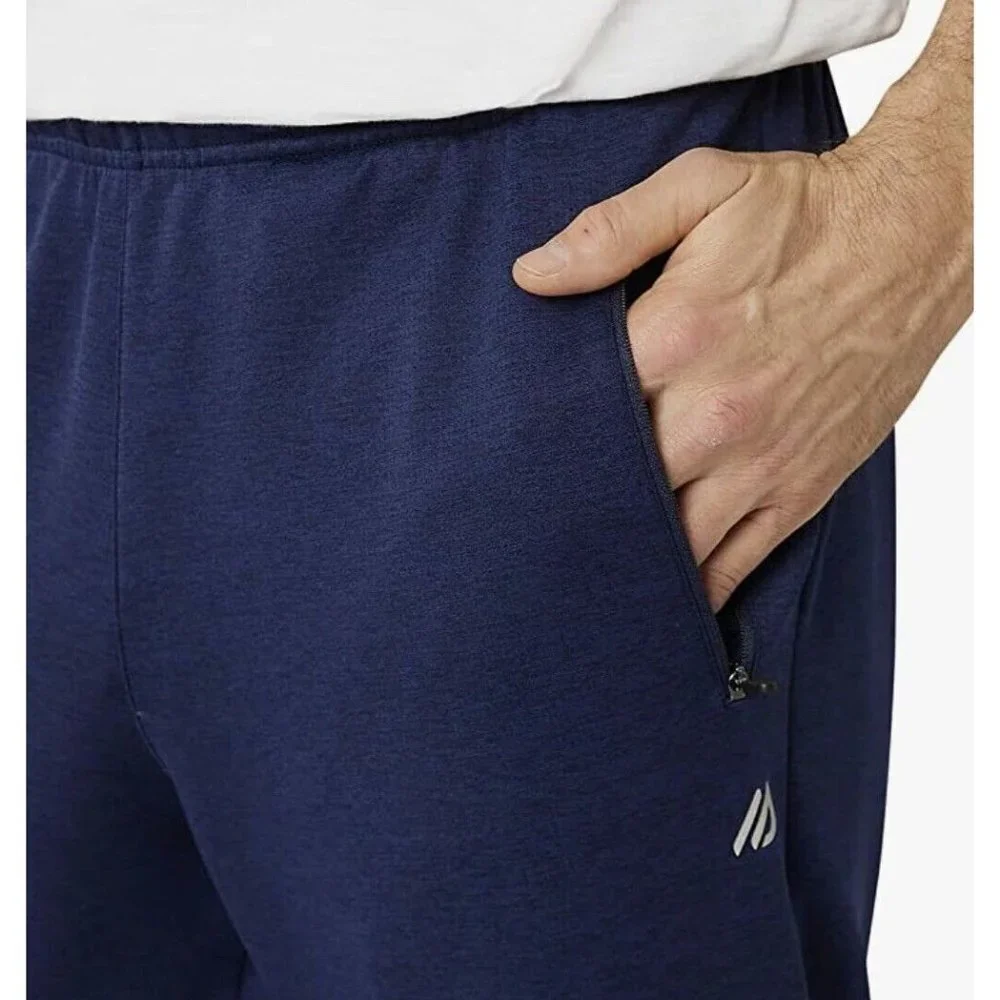 Eddie Bauer Men’s Pants Performance Jogger Color Navy Blue NWT Zip Pockets